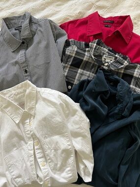 Loft/various Bundle of 5 button down shirts